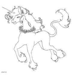 Disegno da colorare: unicorno (Caratteri) #19528 - Pagine da Colorare Stampabili Gratuite