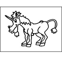 Disegno da colorare: unicorno (Caratteri) #19548 - Pagine da Colorare Stampabili Gratuite