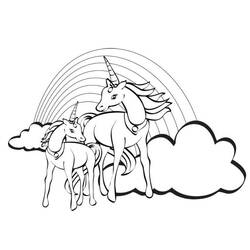 Disegno da colorare: unicorno (Caratteri) #19558 - Pagine da Colorare Stampabili Gratuite