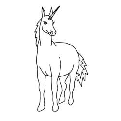 Disegno da colorare: unicorno (Caratteri) #19605 - Pagine da Colorare Stampabili Gratuite