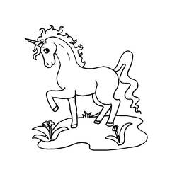 Disegno da colorare: unicorno (Caratteri) #19606 - Pagine da Colorare Stampabili Gratuite
