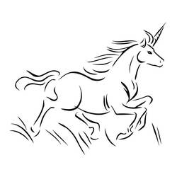 Disegno da colorare: unicorno (Caratteri) #19612 - Pagine da Colorare Stampabili Gratuite