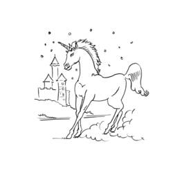 Disegno da colorare: unicorno (Caratteri) #19619 - Pagine da Colorare Stampabili Gratuite