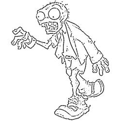 Disegno da colorare: zombie (Caratteri) #85603 - Pagine da Colorare Stampabili Gratuite