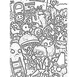 Disegno da colorare: zombie (Caratteri) #85635 - Pagine da Colorare Stampabili Gratuite