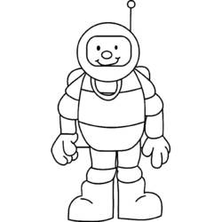 Disegno da colorare: Astronauta (Carriere e Professioni) #87594 - Pagine da Colorare Stampabili Gratuite