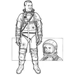 Disegno da colorare: Astronauta (Carriere e Professioni) #87595 - Pagine da Colorare Stampabili Gratuite