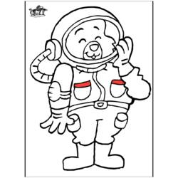Disegno da colorare: Astronauta (Carriere e Professioni) #87603 - Pagine da Colorare Stampabili Gratuite