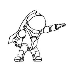 Disegno da colorare: Astronauta (Carriere e Professioni) #87608 - Pagine da Colorare Stampabili Gratuite