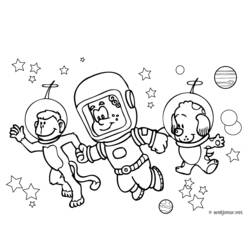 Disegno da colorare: Astronauta (Carriere e Professioni) #87614 - Pagine da Colorare Stampabili Gratuite