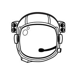 Disegno da colorare: Astronauta (Carriere e Professioni) #87622 - Pagine da Colorare Stampabili Gratuite
