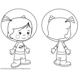 Disegno da colorare: Astronauta (Carriere e Professioni) #87627 - Pagine da Colorare Stampabili Gratuite