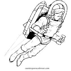 Disegno da colorare: Astronauta (Carriere e Professioni) #87646 - Pagine da Colorare Stampabili Gratuite
