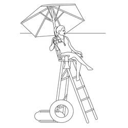 Disegni da colorare: Bagnino - Pagine da Colorare Stampabili Gratuite