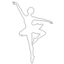 Disegni da colorare: Ballerino - Pagine da Colorare Stampabili Gratuite