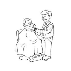 Disegni da colorare: Barbiere - Pagine da Colorare Stampabili Gratuite