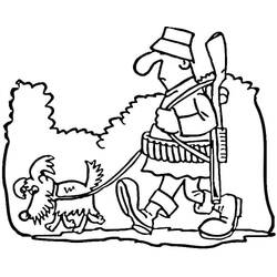 Disegno da colorare: Cacciatore (Carriere e Professioni) #218044 - Pagine da Colorare Stampabili Gratuite