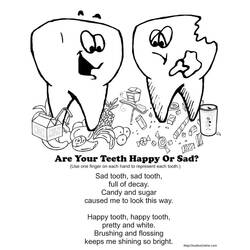 Disegni da colorare: Dentista - Pagine da Colorare Stampabili Gratuite