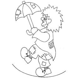 Disegni da colorare: Funambolo - Pagine da Colorare Stampabili Gratuite