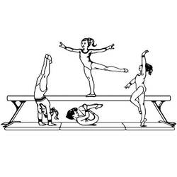 Disegno da colorare: Ginnastica (Carriere e Professioni) #192301 - Pagine da Colorare Stampabili Gratuite