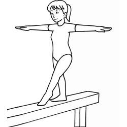 Disegno da colorare: Ginnastica (Carriere e Professioni) #192304 - Pagine da Colorare Stampabili Gratuite