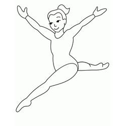 Disegno da colorare: Ginnastica (Carriere e Professioni) #192312 - Pagine da Colorare Stampabili Gratuite