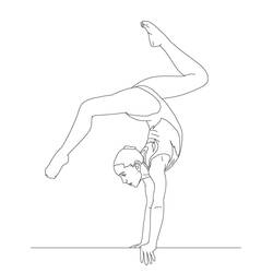 Disegno da colorare: Ginnastica (Carriere e Professioni) #192320 - Pagine da Colorare Stampabili Gratuite