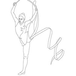 Disegno da colorare: Ginnastica (Carriere e Professioni) #192321 - Pagine da Colorare Stampabili Gratuite