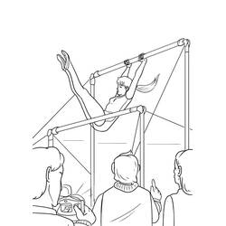 Disegno da colorare: Ginnastica (Carriere e Professioni) #192327 - Pagine da Colorare Stampabili Gratuite