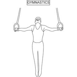 Disegno da colorare: Ginnastica (Carriere e Professioni) #192329 - Pagine da Colorare Stampabili Gratuite