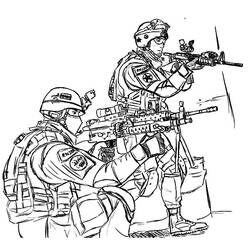 Disegni da colorare: Militare - Pagine da Colorare Stampabili Gratuite