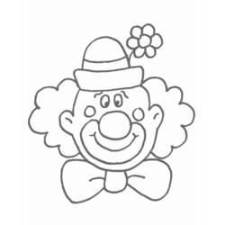 Disegni da colorare: Pagliaccio - Pagine da Colorare Stampabili Gratuite