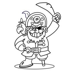 Disegni da colorare: Pirata - Pagine da Colorare Stampabili Gratuite