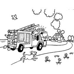 Disegno da colorare: Vigile del Fuoco (Carriere e Professioni) #105689 - Pagine da Colorare Stampabili Gratuite