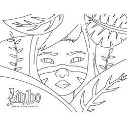 Disegni da colorare: Ainbo, Principessa dell'Amazzonia - Pagine da Colorare Stampabili Gratuite