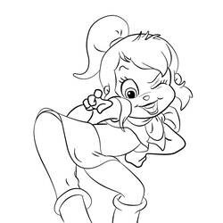 Disegno da colorare: Alvin e the Chipmunks (Cartoni Animati e Serie Animate) #128297 - Pagine da Colorare Stampabili Gratuite