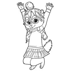Disegno da colorare: Alvin e the Chipmunks (Cartoni Animati e Serie Animate) #128461 - Pagine da Colorare Stampabili Gratuite