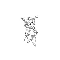 Disegno da colorare: Alvin e the Chipmunks (Cartoni Animati e Serie Animate) #128470 - Pagine da Colorare Stampabili Gratuite