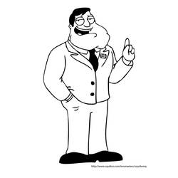 Disegni da colorare: American Dad! - Pagine da Colorare Stampabili Gratuite