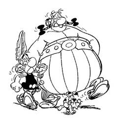 Disegno da colorare: Asterix e Obelix (Cartoni Animati e Serie Animate) #24373 - Pagine da Colorare Stampabili Gratuite
