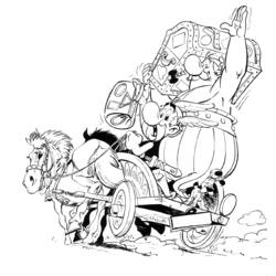 Disegno da colorare: Asterix e Obelix (Cartoni Animati e Serie Animate) #24389 - Pagine da Colorare Stampabili Gratuite