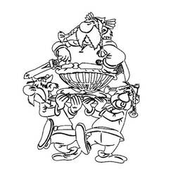 Disegno da colorare: Asterix e Obelix (Cartoni Animati e Serie Animate) #24515 - Pagine da Colorare Stampabili Gratuite