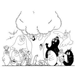 Disegni da colorare: Barbapapa - Pagine da Colorare Stampabili Gratuite