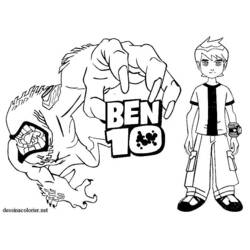 Disegni da colorare: Ben 10 - Pagine da Colorare Stampabili Gratuite