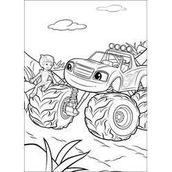 Disegno da colorare: Blaze e the Monster Machines (Cartoni Animati e Serie Animate) #199441 - Pagine da Colorare Stampabili Gratuite