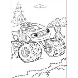 Disegno da colorare: Blaze e the Monster Machines (Cartoni Animati e Serie Animate) #199443 - Pagine da Colorare Stampabili Gratuite