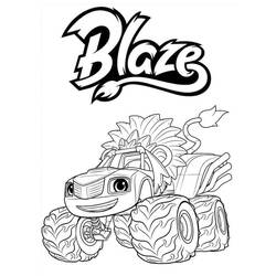 Disegno da colorare: Blaze e the Monster Machines (Cartoni Animati e Serie Animate) #199447 - Pagine da Colorare Stampabili Gratuite