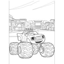 Disegno da colorare: Blaze e the Monster Machines (Cartoni Animati e Serie Animate) #199449 - Pagine da Colorare Stampabili Gratuite