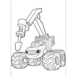 Disegno da colorare: Blaze e the Monster Machines (Cartoni Animati e Serie Animate) #199450 - Pagine da Colorare Stampabili Gratuite