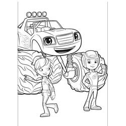 Disegno da colorare: Blaze e the Monster Machines (Cartoni Animati e Serie Animate) #199456 - Pagine da Colorare Stampabili Gratuite